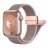 Sport Nylon Band for Apple Watch 40mm 41mm 42mm 44mm 45mm 49mm Adjustable Magnetic Stretchy Braided Strap for iWatch Series SE 9 8 7 6 5 4 3 Ultra 2