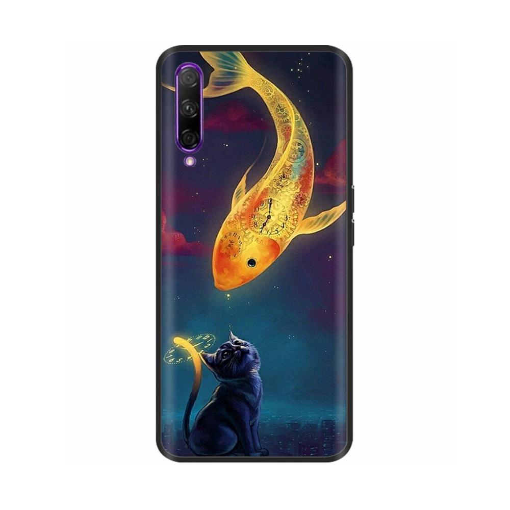 Custodia per Huawei P Smart Pro Custodia Morbida in Silicone TPU Antiurto per Huawei P Smart Pro Copertura Posteriore Protettiva PSmart Pro