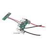 18V 14V Battery Pack Repair Board, BAT610 Green Circuit Board in 7.5 x 4.5 cm Size with Wire Set, Metal Ends and Routine Service Use