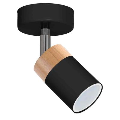 Joker Black/Wood Wall Lamp 1Xgu10