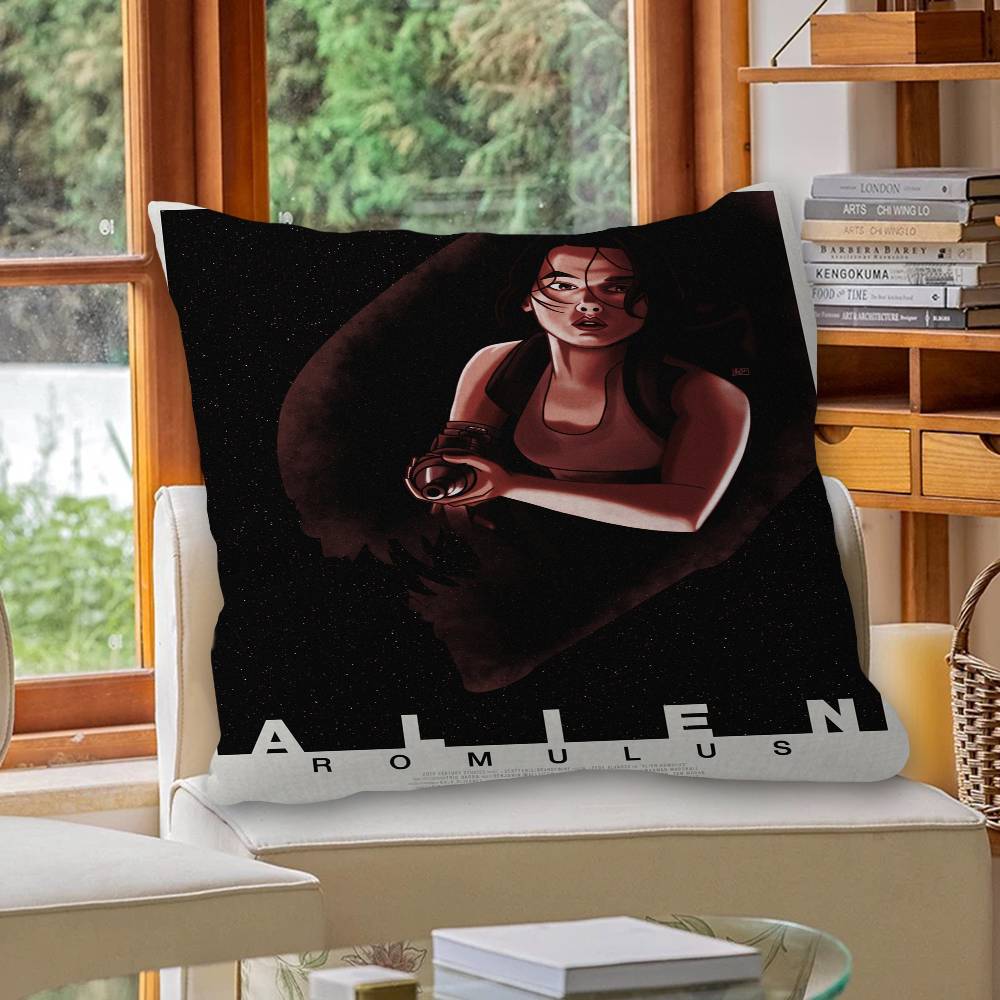 

Movie A-Alien Romulus Cushion Cover Car Throw Pillow Case For Sofa Car Christmas Gift 40x40cm 45x45cm 30cmx30cm