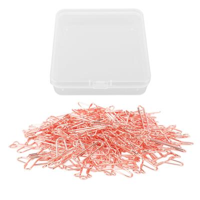 100 ks Kovové sponky na papier v tvare lietadla Ľahké Viacúčelové Roztomilé tvarované sponky Záložky