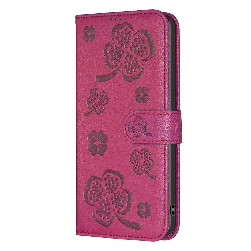 For Xiaomi Redmi Note 14 Pro 4G Case Clover Pattern Wallet Stand View Leather Phone Cover