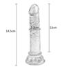 Realistisk dildokan for kvinner RUNYU Sexleketøy Fake Penis Anal Butt Plug