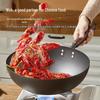 Chuda Huang 30cm Non-Coated Wrought Iron Wok