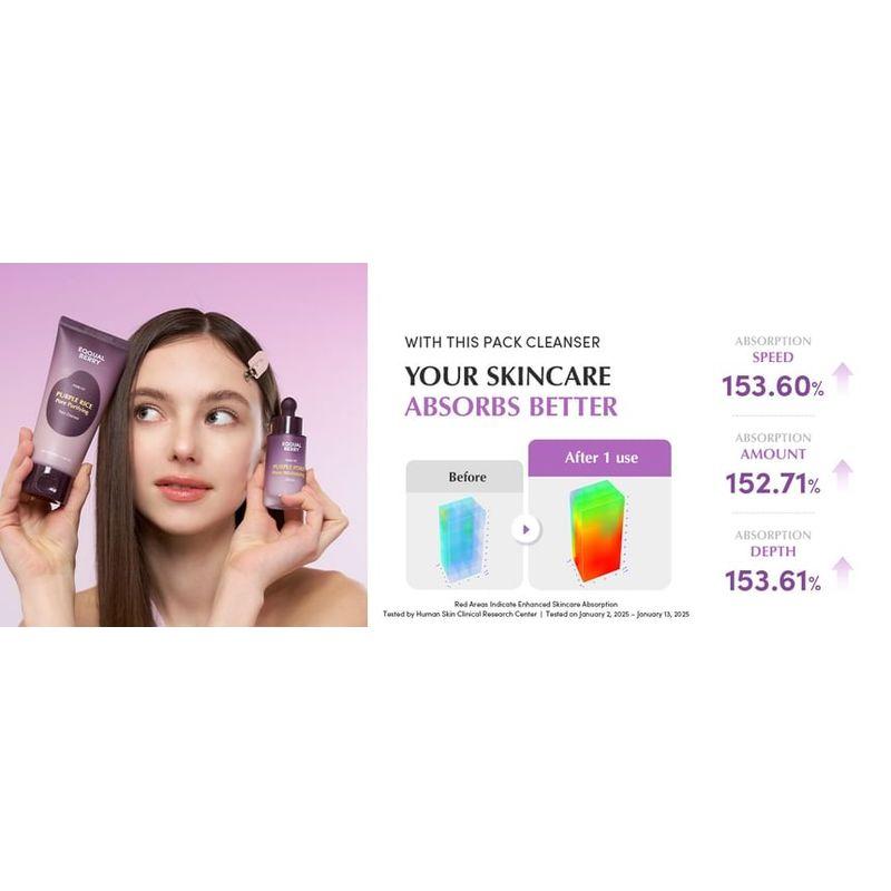 EQQUALBERRY - Purple Rice Pore Purifying Pack Cleanser
