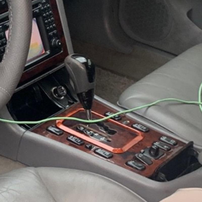 Schimb de viteze de mașină din piele automată Buton schimbător de viteze Buton schimbător de viteze pentru MERCEDES-BENZ E CLASSIC W210 E320 E55 AMG