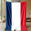 Frankreich Nationalmannschaft Thema Decke Weiche Flanelldecke Plüsch Überwurfdecke Gemütliche Sofa Bettdecke für Heimdekoration
