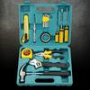 16Pcs Home Repair Tool Kit Portable Multipurpose Universal Auto Repair Tool Set Household Hand Kit with Toolbox