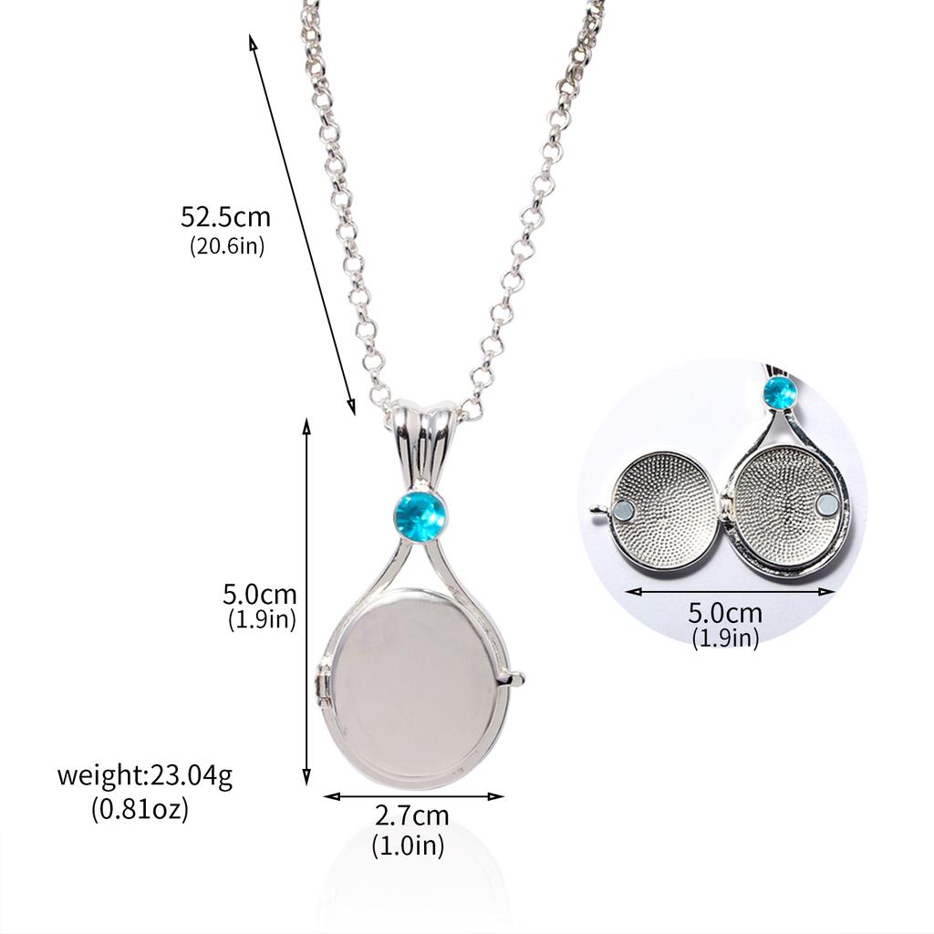 Collar Colgante de Sirena H2O Solo Añade Agua Joyería de Cosplay Regalo para Mujeres Hombres