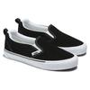 Vans Knu Slip-On Svart Ekte Hvit Unisex Sneakers VN0009QD6BT