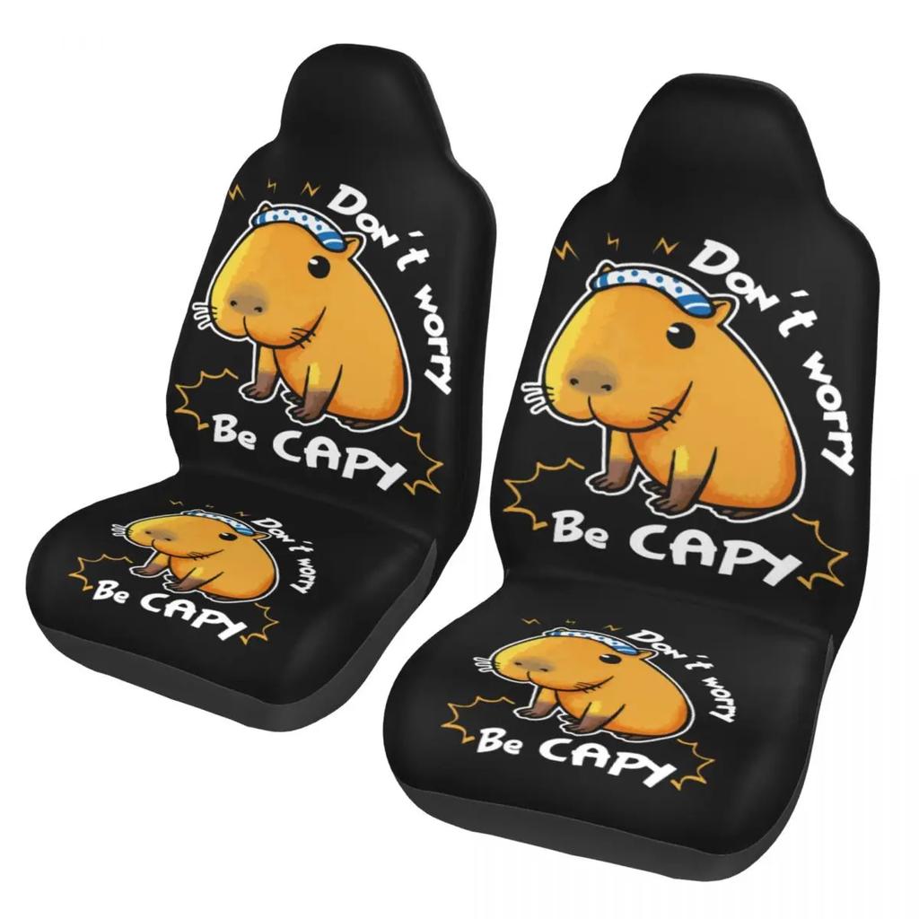 Capybara Coconut Dog Car Seat Cover Waterproof Suitable For All Kinds Models Animal Seat Cushion/Cover Fiber Car Accessories