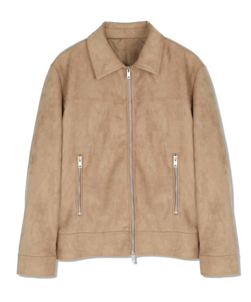 Underoff Western Vegan Suede Jacket Brown
