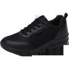 Spring lightweight running sneakers mesh breathable casual travel shoes black shoes