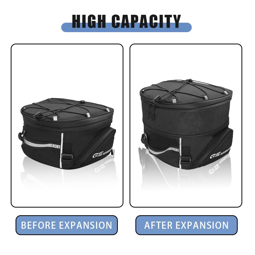 Universal Motorcycles Tail Rear Bags Luggage For BMW ADV R1200GS YAMAHA MT Honda Kawasaki Z900 Accessories Travel Storage Bag
