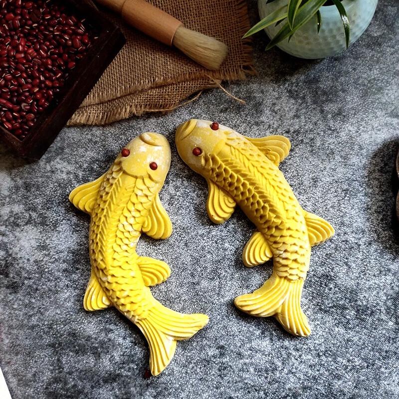 Fanshun Small Wooden Carp Fish Mold