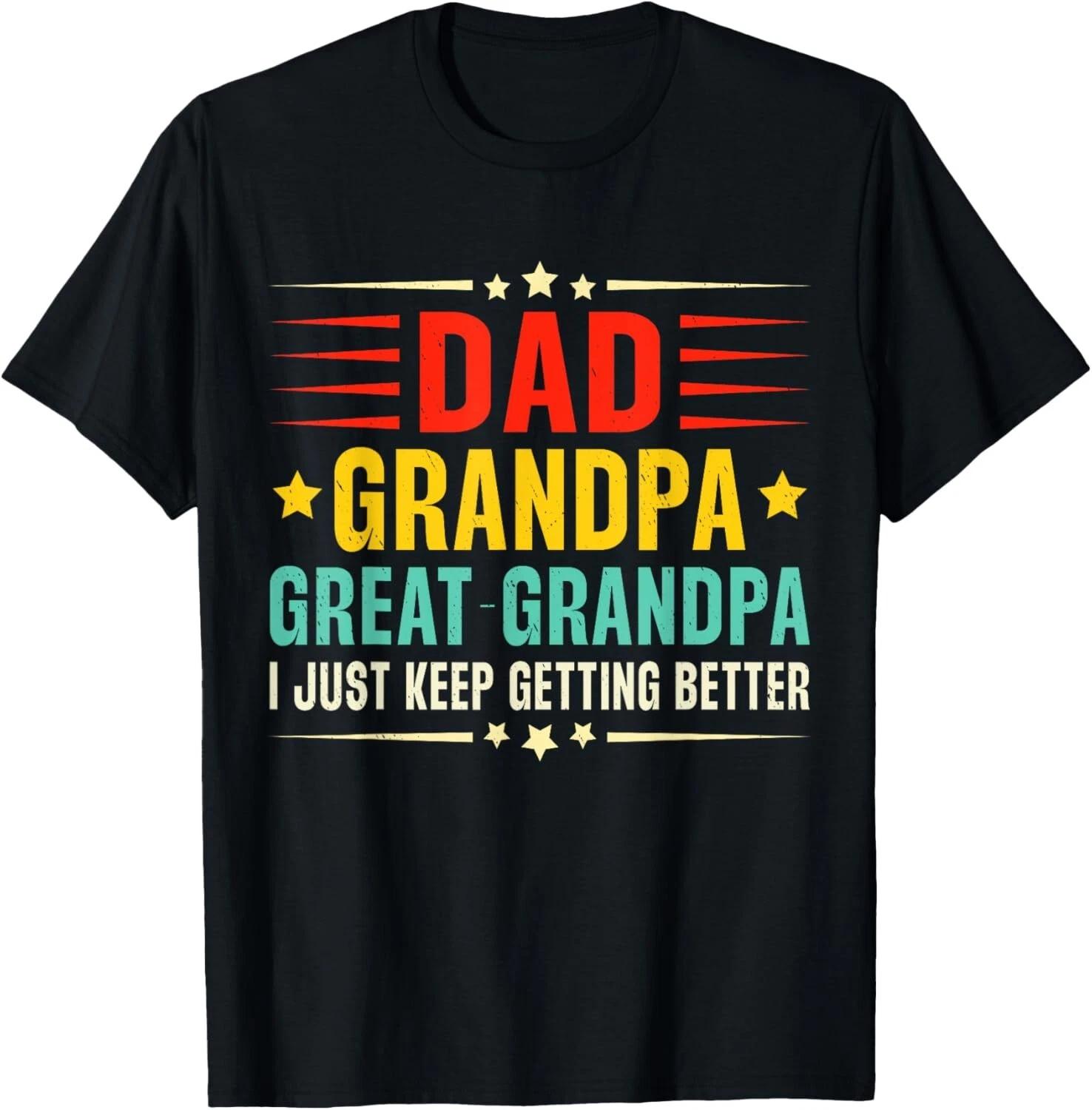Retro Vintage dad grandpa great grandpa Cool fathers day Gift Unisex T-Shirt S