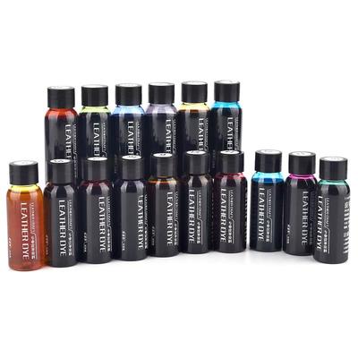 Vegetable Tanned Leather Pigment 30ml/Bottle Coloring DIY Leather Crafts Dye Graffiti Used For Vegetable Tanning Material