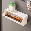 Rectangular Magnetic Storage Box With Lid For Kitchen And Bathroom Organization