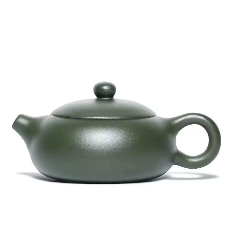 

NLSLASI Chinese Yixing Teapot Purple Clay Filter Xishi Teapots Beauty Kettle Raw Ore Green Clay Handmade Tea Set Authentic 170ml