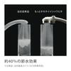 Takagi Shower Head, More Comfortable Shower Pita, Pearl White, Water-Saving, Bubble Shower, No Tools Required, Easy Installation, JSB101BPW