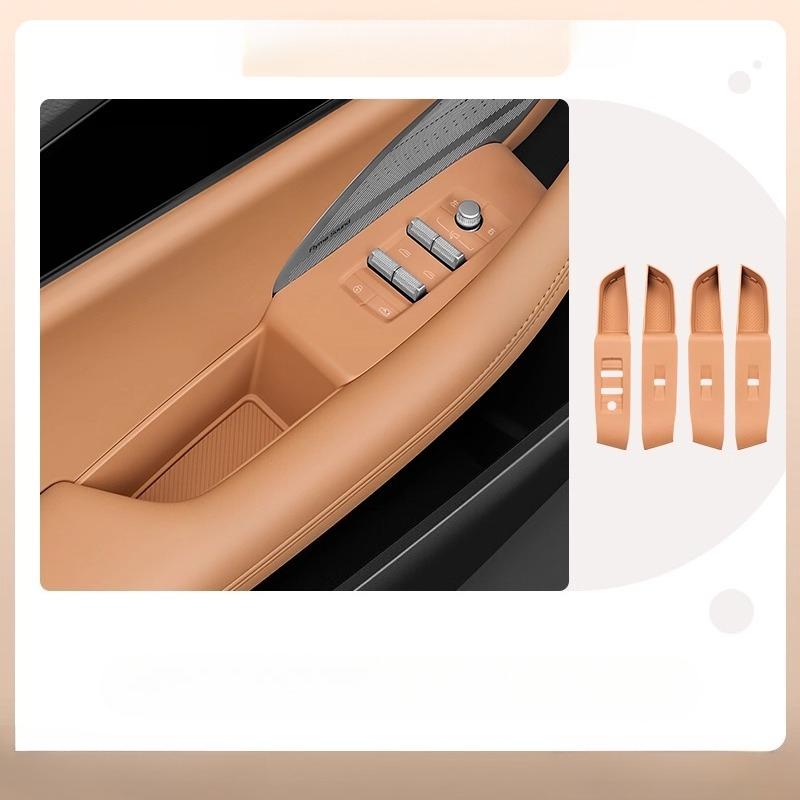 Central Control Cup Pad & Wireless Charging Panel Protective Pad for Geely Galaxy A7 - Silicone Interior Accessories