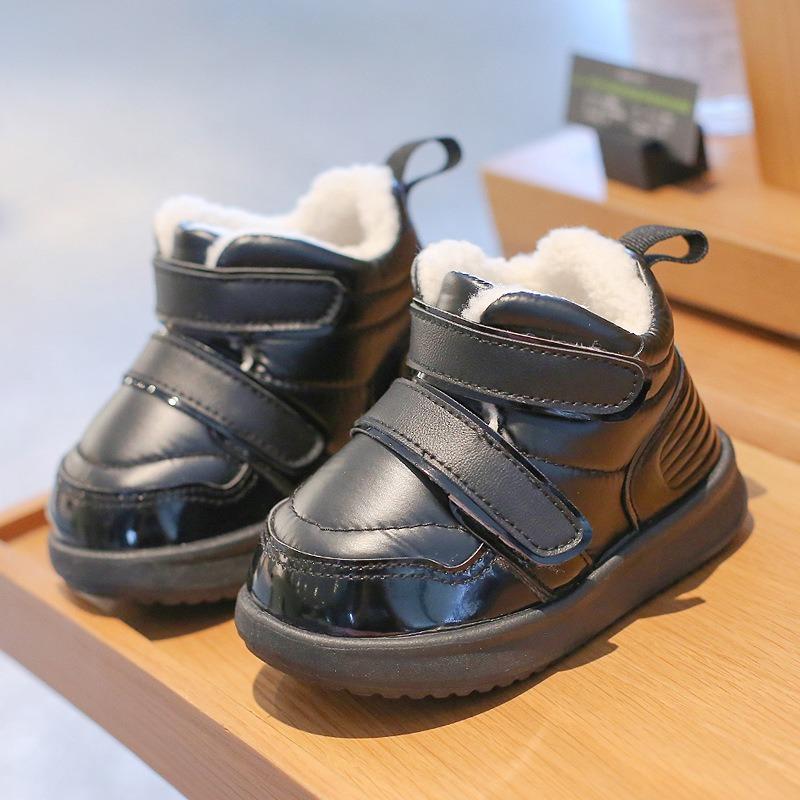 

Children s Winter Boots Winter New Girl Velvet Sport Boot Simple Soft Bottom Non Slip Men s Women s Versatile Warm Baby Boot 23
