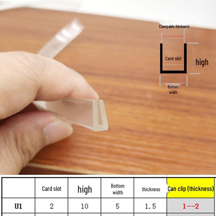 

Child Safety Clear Anti-Collision PVC Soft Edge & Corner Protector Strip