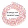 6/8/10mm Sizes Faceted Glass Beads Pink Blue Crystal Earth Beads  for Jewelry Making