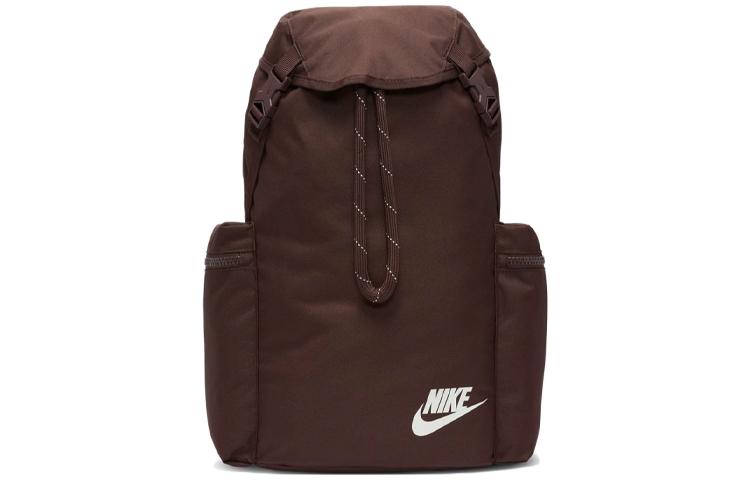 Nike Heritage Athleisure Polyester Backpack Unisex Earth Umber BA6150-227