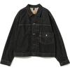 Levis X Beams Collaboration Ss25 One-Sided Flap Pocket Design Button Closure Denim Jacket Men Jackets Black 11-18-3195-291