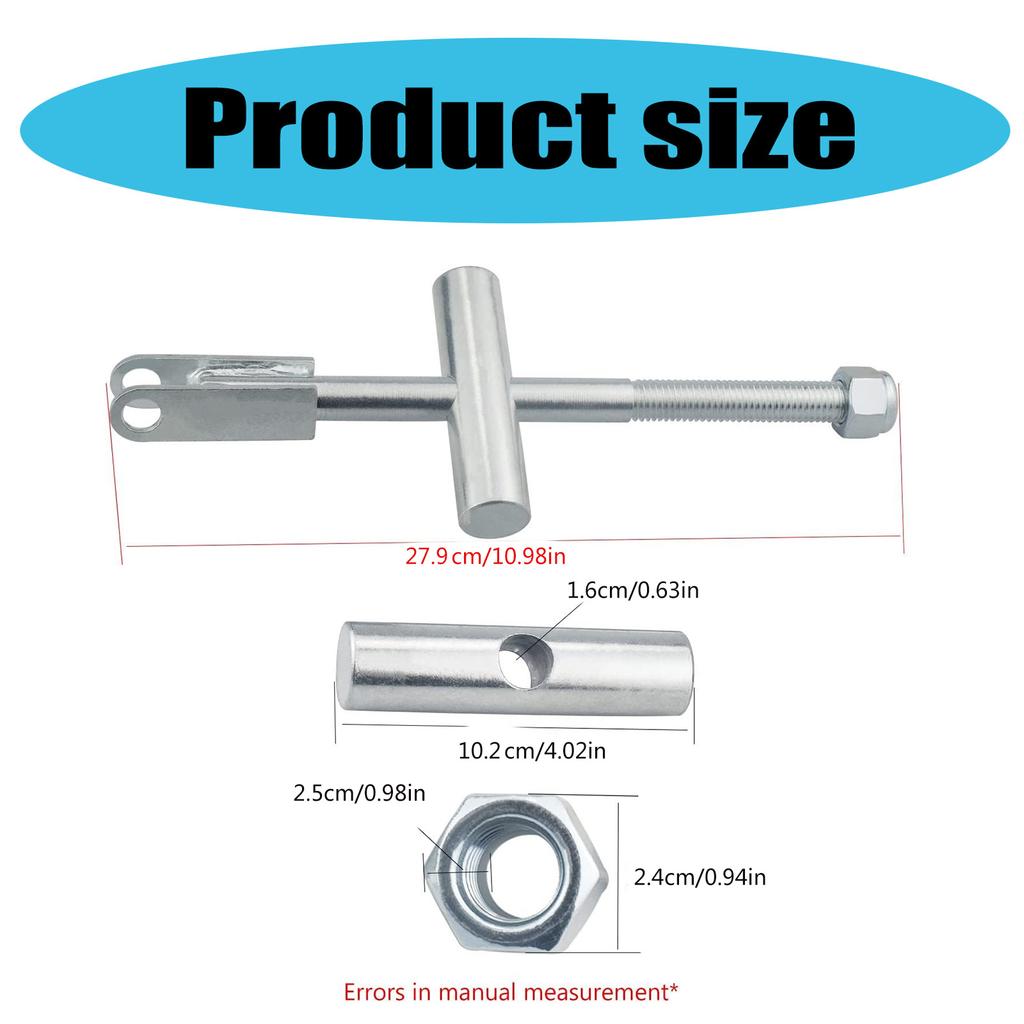 Deck Pivot Set Lawn Mower Accessories Deck Pivot Assembly Set Mower Component Metal Texture Suitable for Mowers Machine