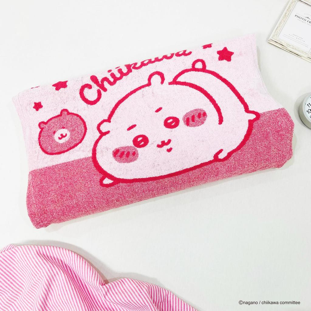MORIPiLO Chiikawa Terry Fabric and Stretchy 43x63cm 35x50cm Plush Morishita Makura Pillowcase, (Soft Comfortable, Pillowcase), (13x23 Inches), (19x20