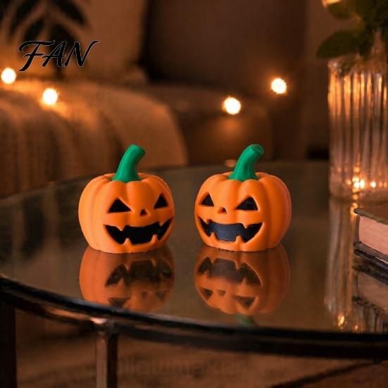 Portable Anxiety Relief Toys Halloween Pumpkin Clicker, Built-In Mechanical Shaft Body, 3D Printed Decompression Party Favors Toy, Stress Fidget