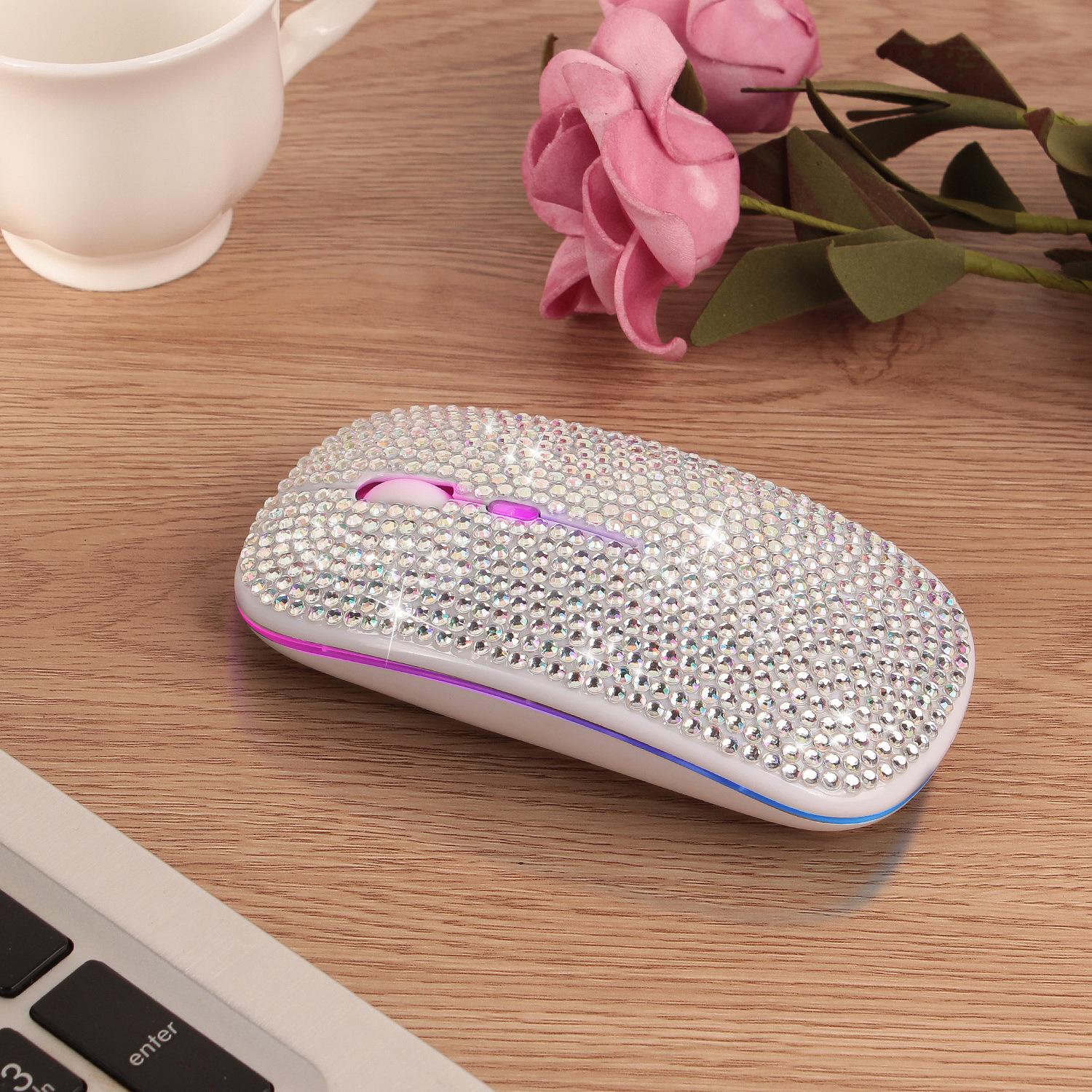 

Бесшумная мышь RGB VML-10 USB перезаряжаемая беспроводная Bluetooth-мышь 2,4G