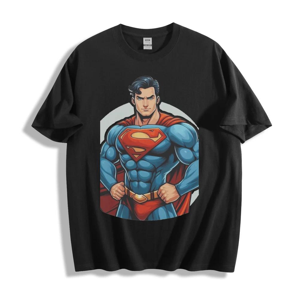 Superhero SuperUnisex Power Pose TShirt Iconic Shield Design Unisex Tee