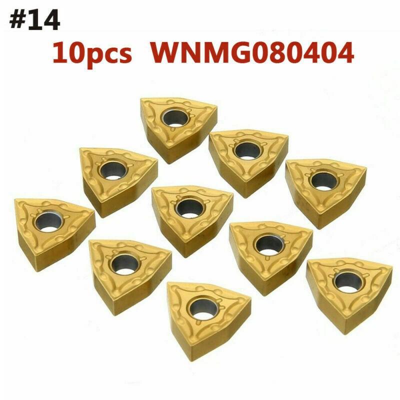 Versatile CNC Carbide Inserts Blade Cutter Lathe Turning Tool Kit 10pcs