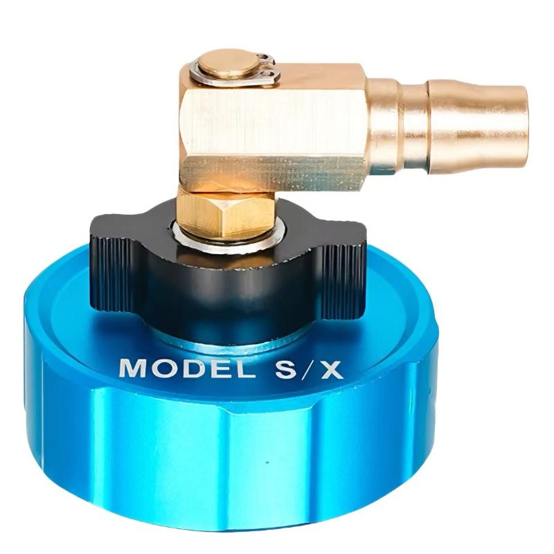 

Precision Docking Brake Oil Refueling Connector Adapter Suitable for Tesla Model 3/Y/S/X Brake Fluid Changer Special Tool 1 PCS-MODEL S X