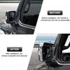 Backspegel Regnögonbryn Dekorativ Ram Kåpa För Jeep Wrangler JL För JT Gladiator 2018 Upp Biltillbehör Exteriör