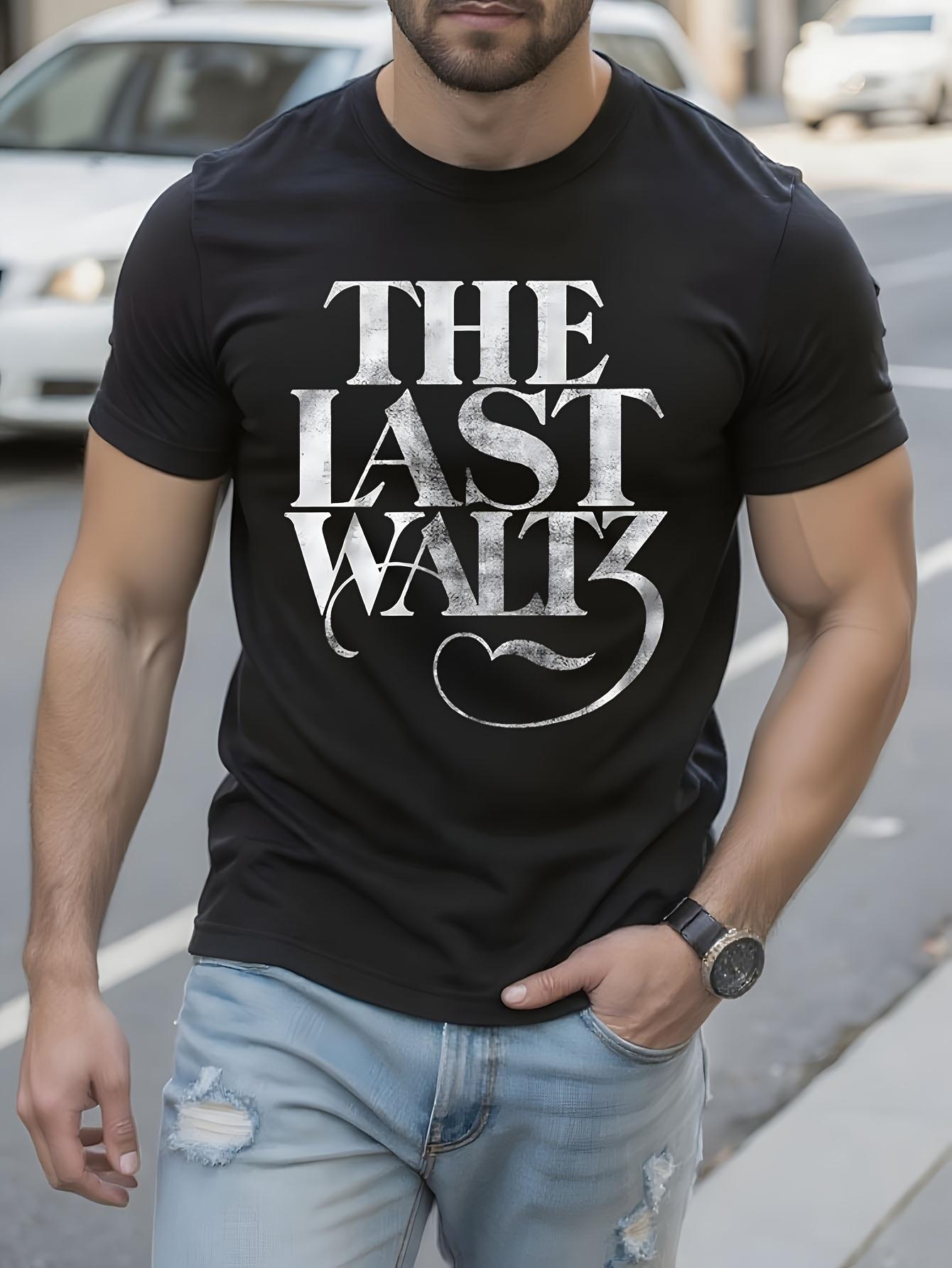 Licensed The Last Waltz Band - Bold White Graphic Tee T-shirt XL