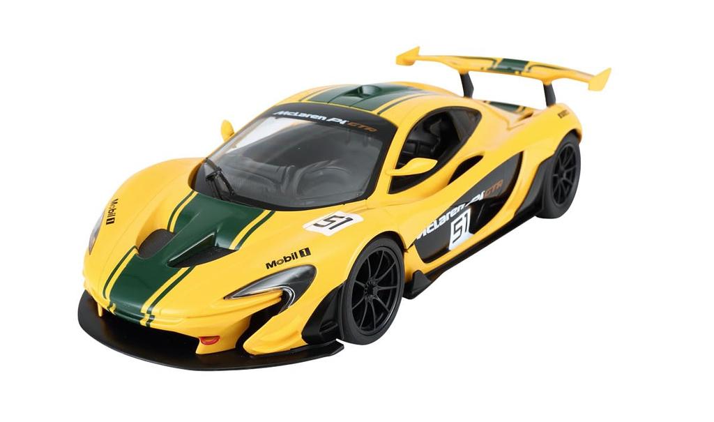 Doyusha 2.4GHz 1/14 Scale Electric Radio Control McLaren P1 GTR Yellow 14390