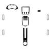 YJTX6 Für SEAT Cordoba Ibiza 6L (2002-2009) Auto Schaltknauf Abdeckung Verkleidung Kohlefaser Innenraum Aufkleber. Armaturenbrett Geschwindigkeitsanzeige Panel