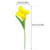 5pc Simulation Flower Brownie Tulip Cloth Fake Flower Photo Prop Small Bouquet Home Decor Dining Table Decoration Accessories