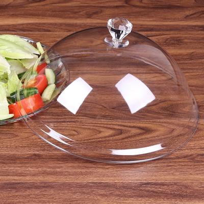 Copertura per alimenti di buona qualità, che mantiene la freschezza e duratura, per dessert, pasti, copertura di protezione a cupola trasparente per coperchio del piatto del dormitorio