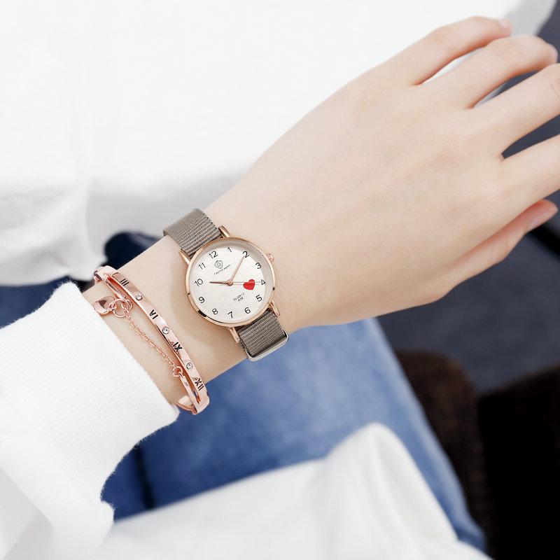 Style, Temperament, Girl Watch, Student Girlfriend, Simple Casual, Retro Style, Junior High School Student Small Quartz Watch