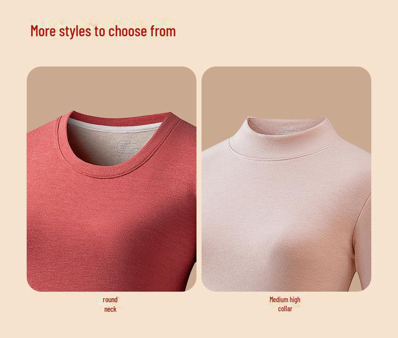 Wool-Blend Autumn/Winter Women's Silk Plush Warm Shirt, Thickened for Outdoor Wear