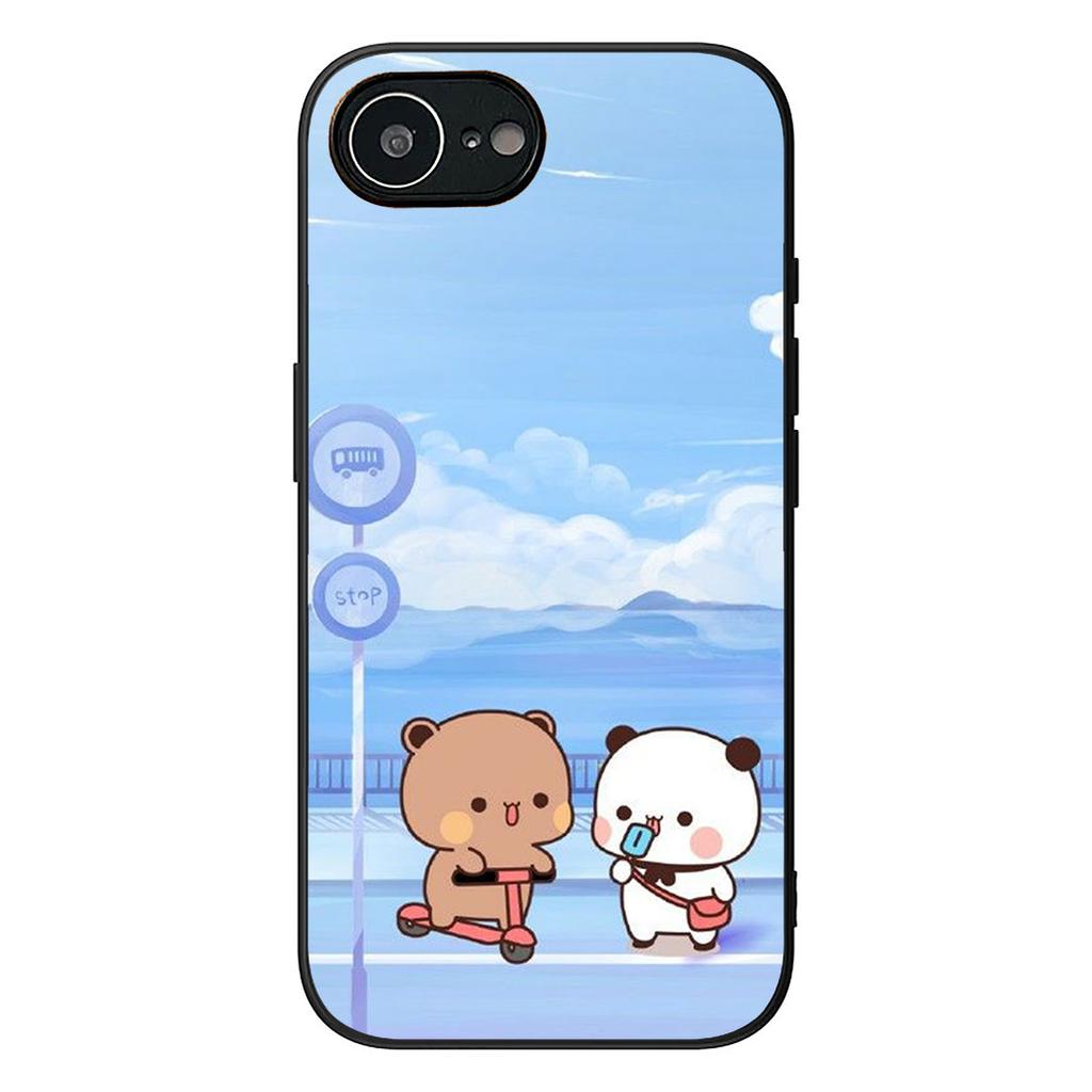 Anime B-Bubus D-Dudus Panda Bear Phone Case for Xiaomi Redmi Note 12 11 10 A3 Pro 10A 10C 12C Note12 5G Protective Cover