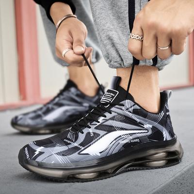 Coconut Men's Shoes Breathable Mesh Casual Sports Running Shoes Thick Sole Heightening Air Cushion Dad Trendy Shoes