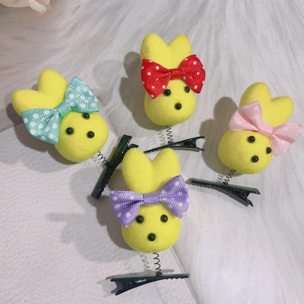 10pcs Cartoon Hairpin Plush Duckbill Clip Hair Styling Tool Spring Hair Clip  Hair Accessory