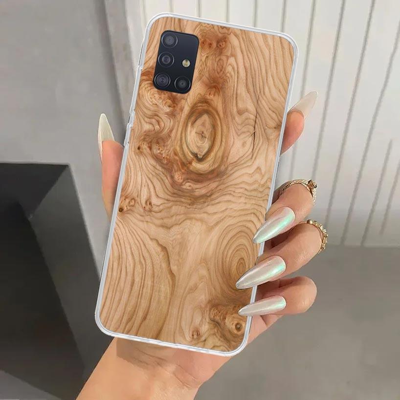 

Wood Wooden Pattern Phone Case for Samsung Galaxy A52 A32 A22 A12 A02S A50S A30S A10S Note 20 Ultra 10 Plus S10 A31 A20 A71 A72 Samsung A02S
